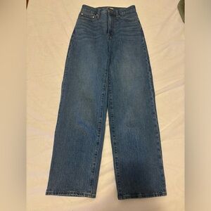 Madewell vintage crop wide leg jeans